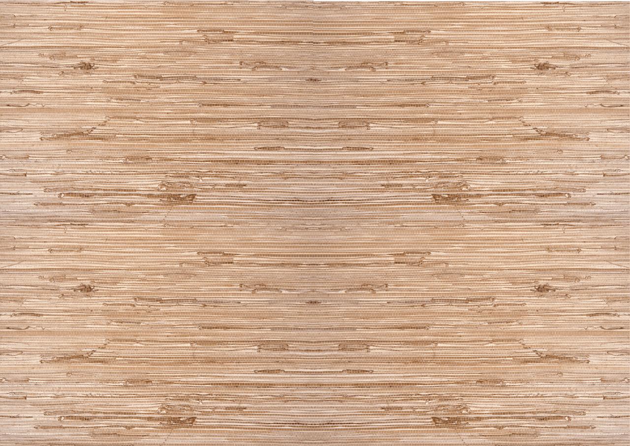 Seamless wood texture with a natural, light brown color. The surface features a symmetrical pattern with subtle grain details and knots, giving it an organic and polished appearance. Ideal for backgrounds or design elements.