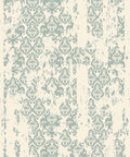 Belles and Whistles Distressed Damask - A1 Rice Decoupage Paper is a simple way to visually enhance any surface of your project!
This shows a sheet of the distressed -damask decoupage. The distressed print is in green and the paper is a cream color.