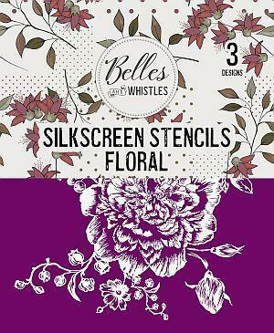 Belles and Whistles Floral - Silkscreen Stencil provides an extra decorative touch to your project!
The packaging Floral - Silkscreen Stencil comes in.