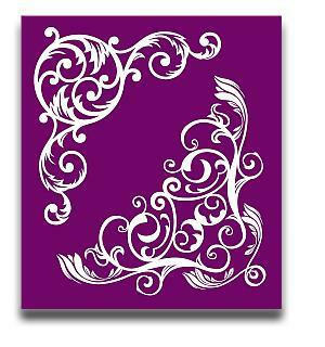 Belles and Whistles Floral - Silkscreen Stencil provides an extra decorative touch to your project!
One of the layouts that Floral - Silkscreen Stencil comes in.