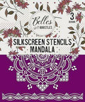 Belles and Whistles Mandala - Silkscreen Stencil provides an extra decorative touch to any project! Belles and Whistle Silkscreen Stencil Mandala in Packaging