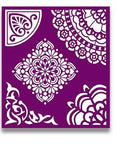 Belles and Whistles Mosaic - Silkscreen Stencil provides an extra decorative touch to any project! Design one of Belles and Whistles Mosaic Silkscreen Stencil intricate floral design.