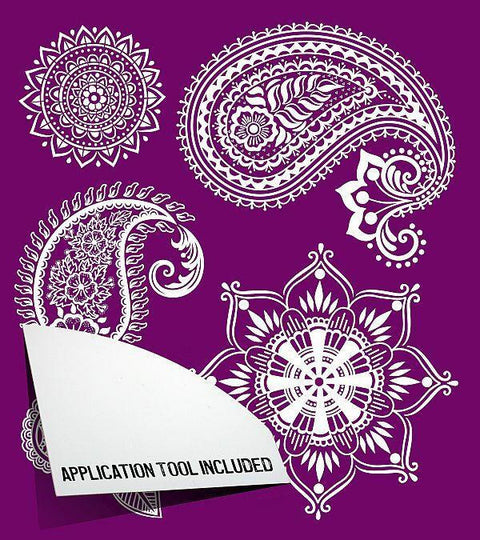 Belles and Whistles Mosaic - Silkscreen Stencil provides an extra decorative touch to any project! Design two of Belles and Whistles Mosaic Silkscreen Stencil intricate floral and paisley design with application tool included.