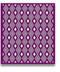 Belles and Whistles Patterns - Silkscreen Stencil provides an extra decorative touch to any project! Belles and whistle silkscreen stencil pattern design two diamond shapes.