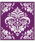 Belles and Whistles Roses - Silkscreen Stencil provides an extra decorative touch to any project! A singular closeup of the last sheet with the damask design.