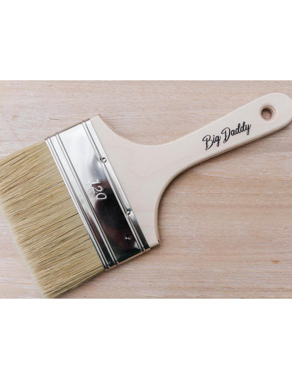 Belles and Whistles Big Daddy Brush. The Big Daddy Brush placed on a wooden background.