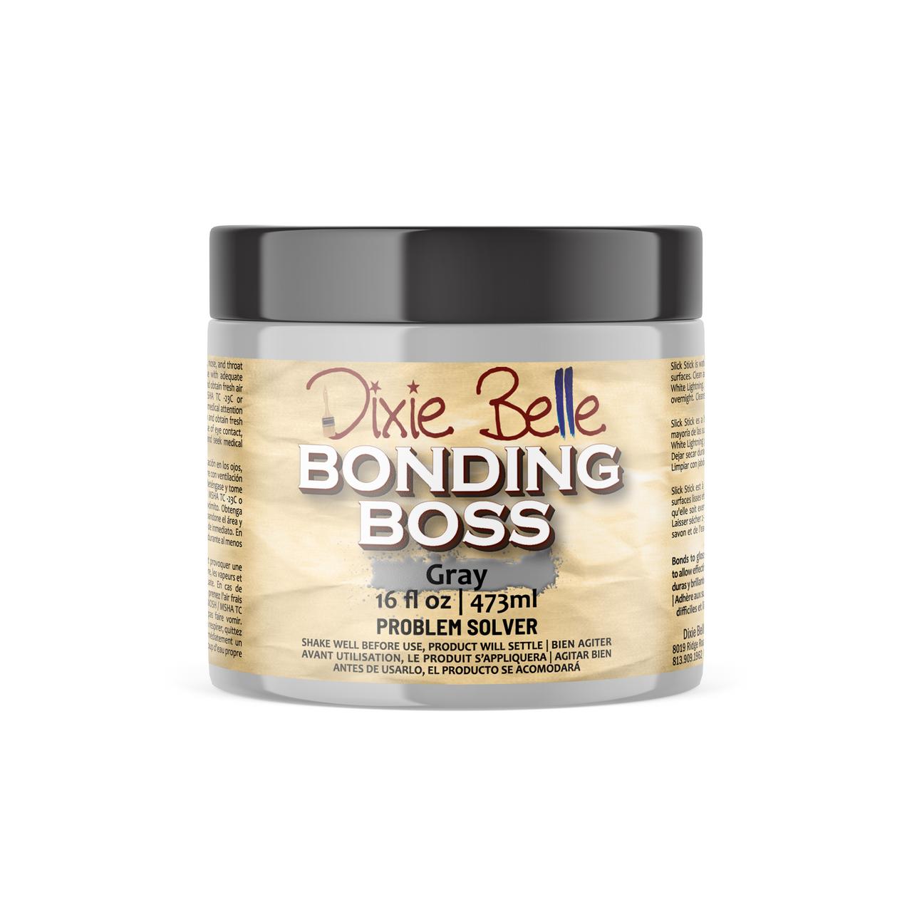 Image of 16 oz. Gray Bonding BOSS on a white background.