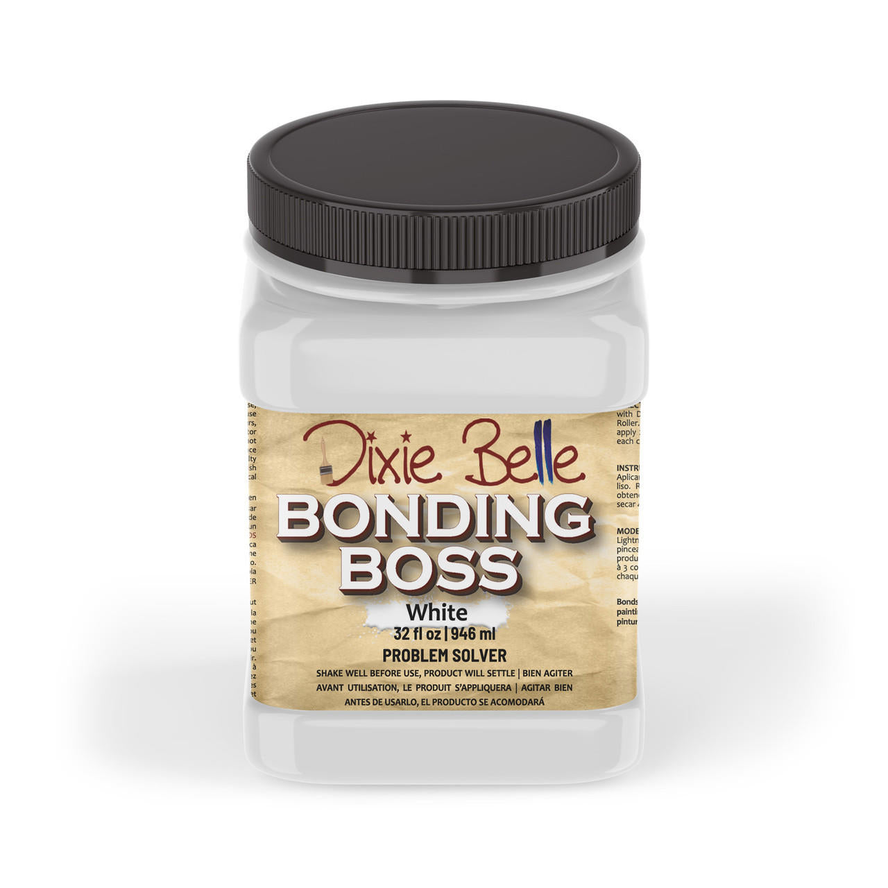 Image of 32 oz. White Bonding BOSS on a white background.