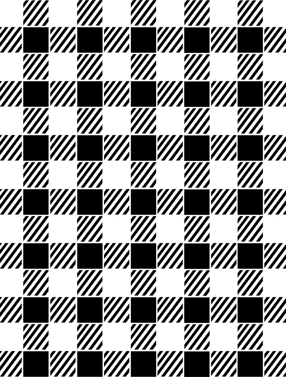 Belles and Whistles Buffalo Check - Stencil provides an extra decorative touch to any project!
An layout of the Buffalo Check - Stencil