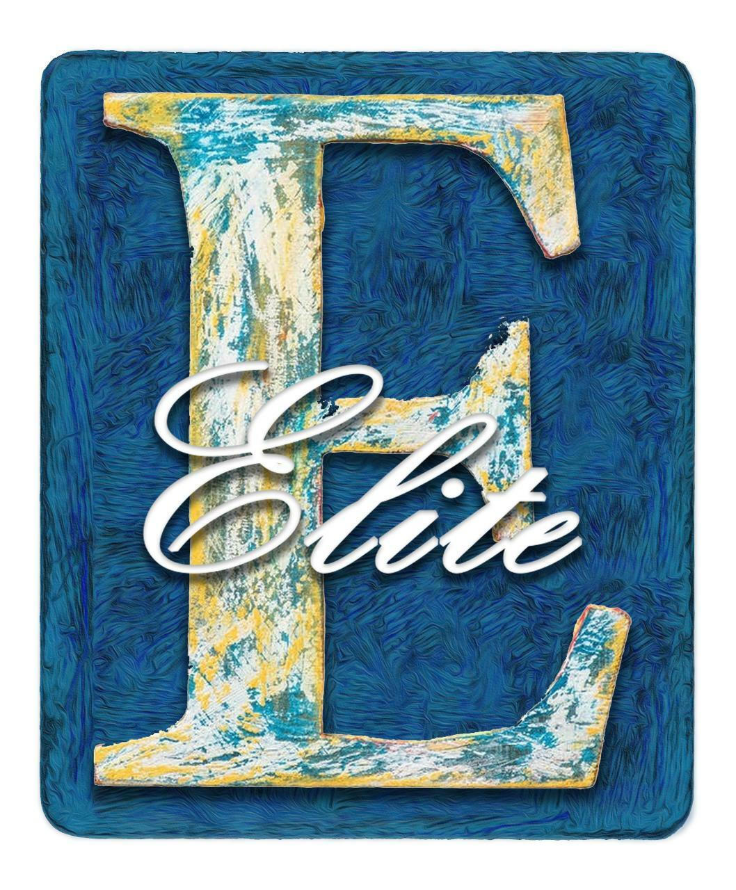 Dixie Belle Paint Elite Retail Package. Large E with a blue background and Elite written in front of the E.