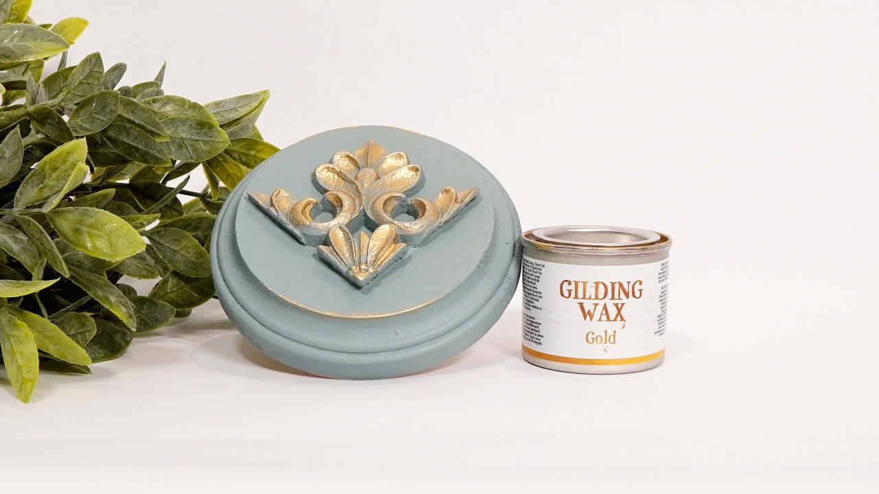 Dixie Belle Paint Gilding Wax in the color Gold.