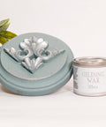 Dixie Belle Paint Gilding Wax in the color Silver.