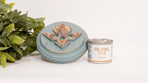 Dixie Belle Paint Gilding Wax in the color Copper.