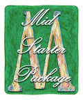 Dixie Belle Paint Mid Starter Package. Green background with M Mid Starter Pack Logo.