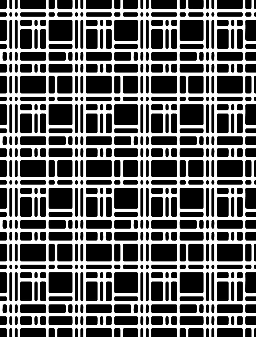 Belles and Whistles Don't Be Square - Stencil provides an extra decorative touch to any project! Image of Don't Be Square stencil, pattern of squares overlapping each other.