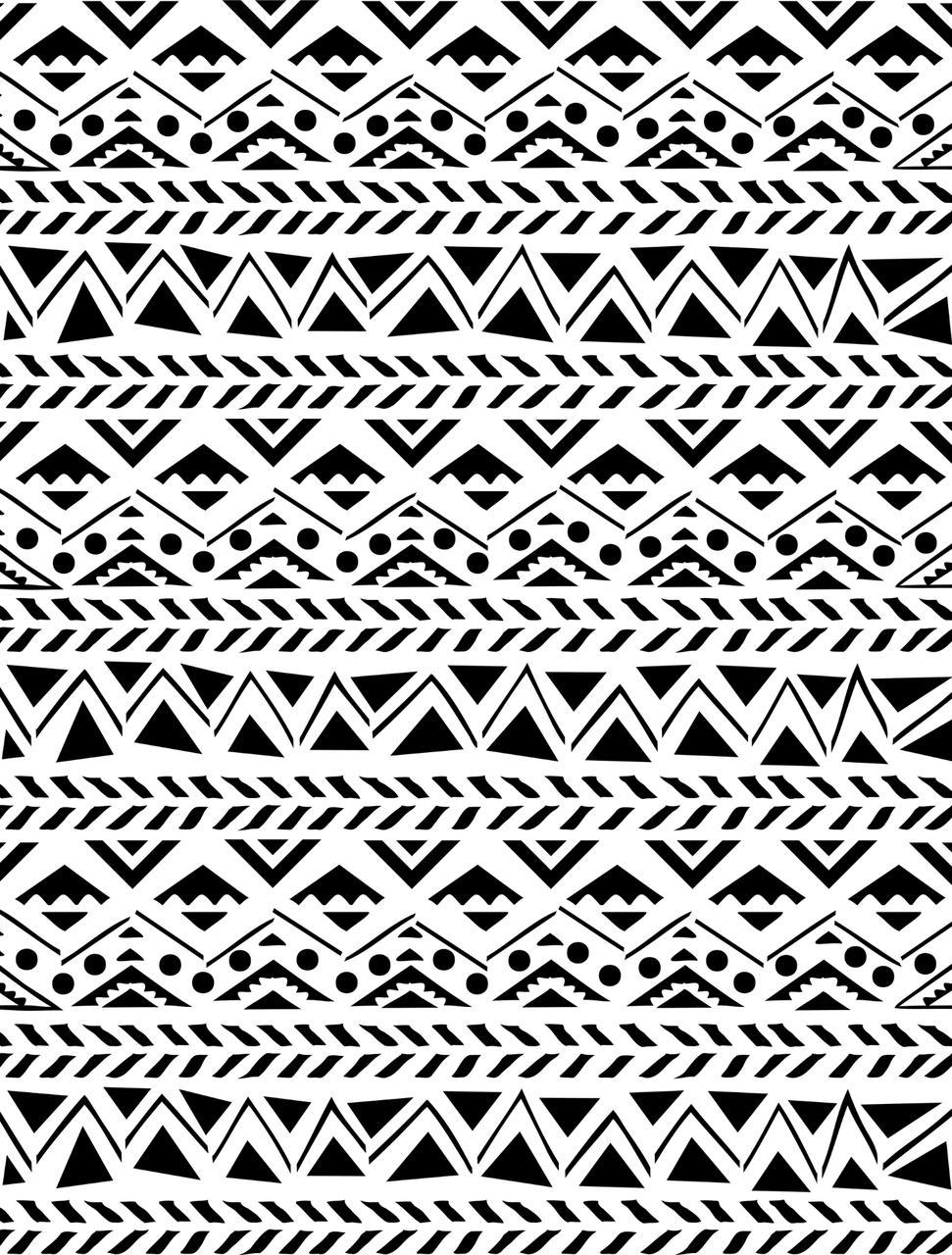 Belles and Whistles Mudcloth - Stencil provides an extra decorative touch to any project! Layout of mudcloth stencil a geometrical stencil.