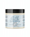 Oyster Silk All-In-One paint is perfect for painting kitchen cabinets, bathroom cabinets and painting furniture. 16 oz. can of Oyster  Silk All-In-One paint white.