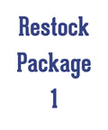 Dixie Belle Paint Restock Package 1. Includes Chalk Mineral Paint in 2 (8oz) of each color: Fluff, Cotton,Â Caviar, Drop Cloth,Â Buttercream, Vintage Duck Egg,Â Sawmill Gravy,Â In the Navy,Â French Linen,Â Antebellum Blue,Â Hurricane Gray, Driftwood, Coffee Bean, Bunker Hill Blue, Stormy Seas, 3- (8oz) Gator Hide, and 2- (8oz) White Lightning.