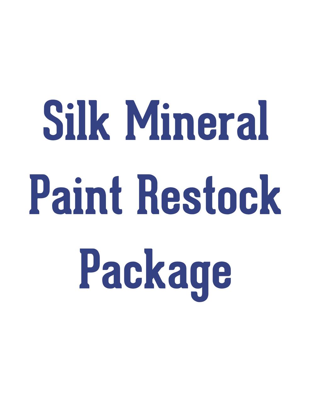 Silk All-In-One Mineral Paint Silk Mineral Paint Restock Package