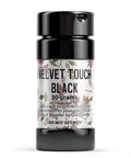 Image of Black Velvet Touch. 30 grams. Add a soft touch, texture, and dimension to your piece with velvet powder by Dixie Belle! Do Not Get Wet.