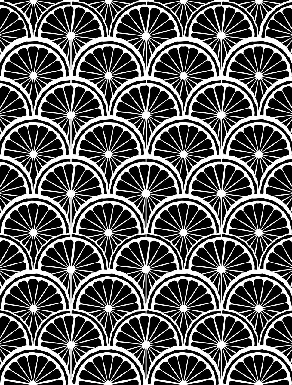 Belles and Whistles When Life Gives You Lemons - Stencil.  Digital image of the When Life Gives You Lemons stencil with a white background.