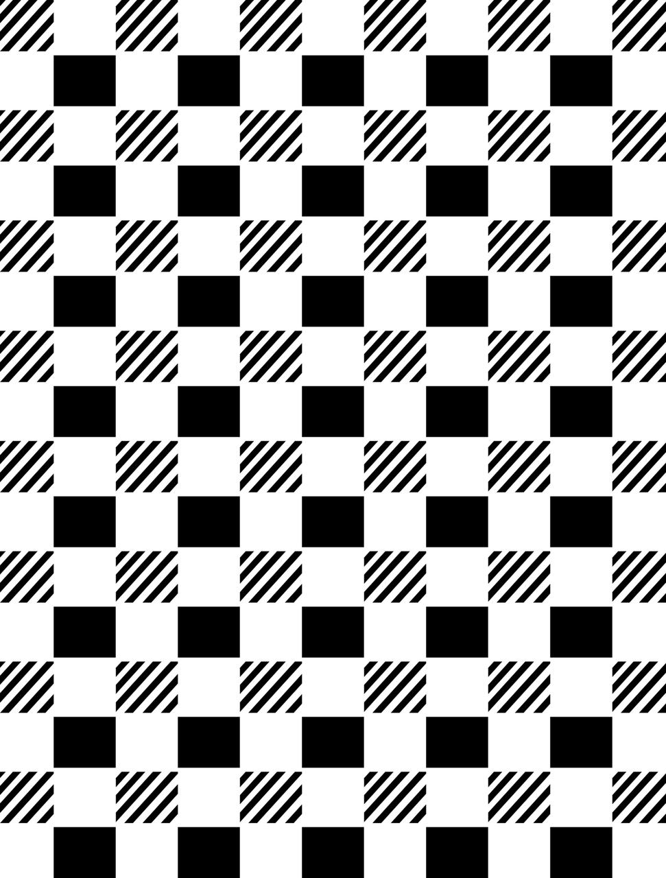 Belles and Whistles Whimsical Check - Stencil provides an extra decorative touch to any project!  A digital image of the Whimsical Check stencil with a white background.